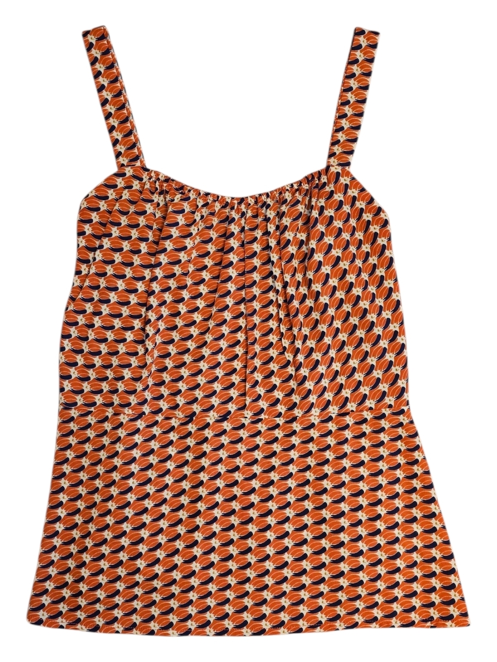 Cabi Printed Camisole Tank Top Womens Size 8 Abstract Lightweight